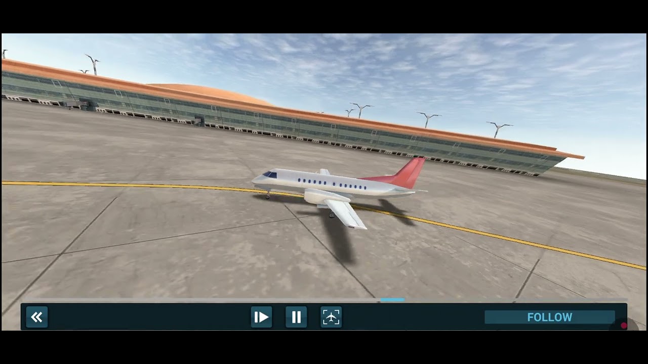 Flight A.B. Seal Airlines SAAB 340              FULL LANDING Bahrain   🛬   jeddah