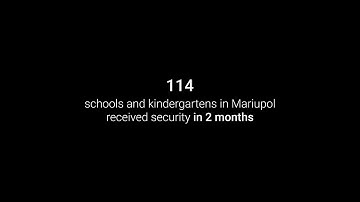 How Ajax protects schools and kindergartens in Mariupol