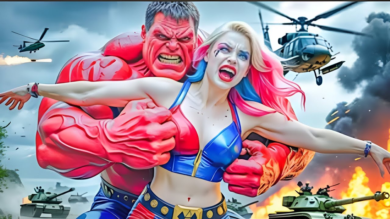 RED HULK vs SHE-HULK EPIC BATTLE! However, HARLEEN QUEEN Unexpected SAVE Changes Everything!#03