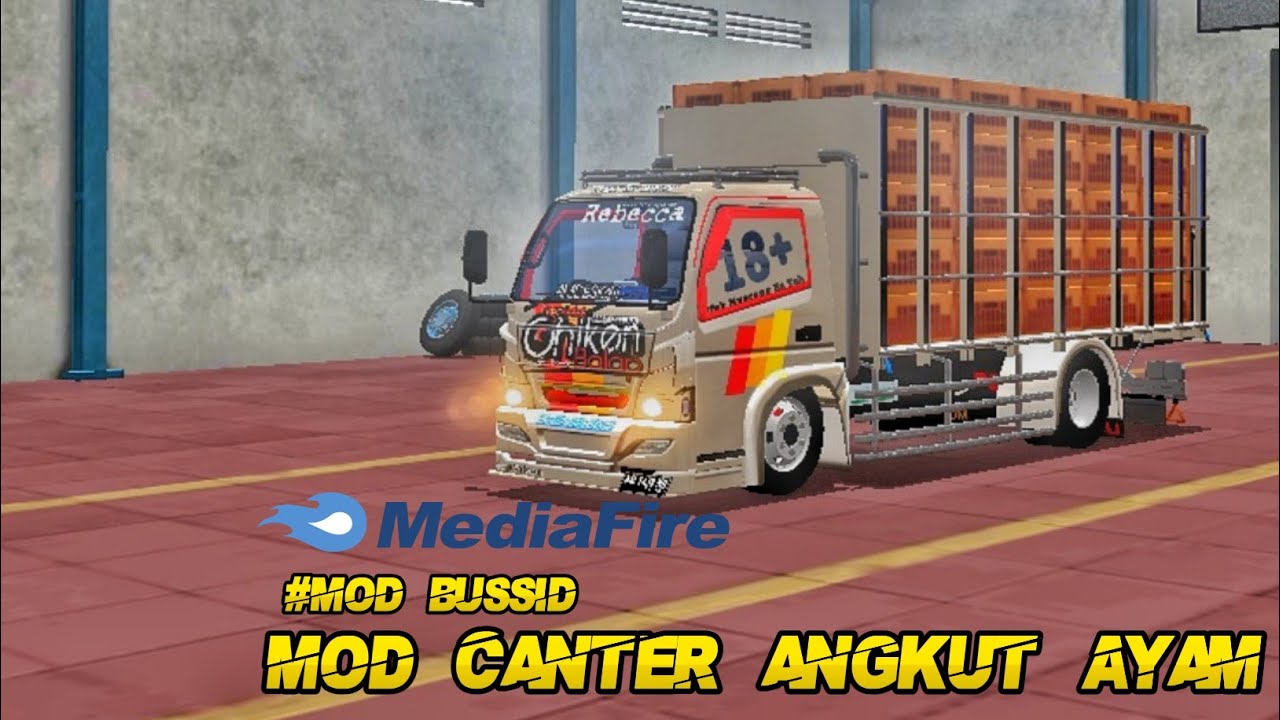 TOP MOD BUSSID TERBARU MOD TRUK  CANTER ANGKUT  AYAM  FREE 