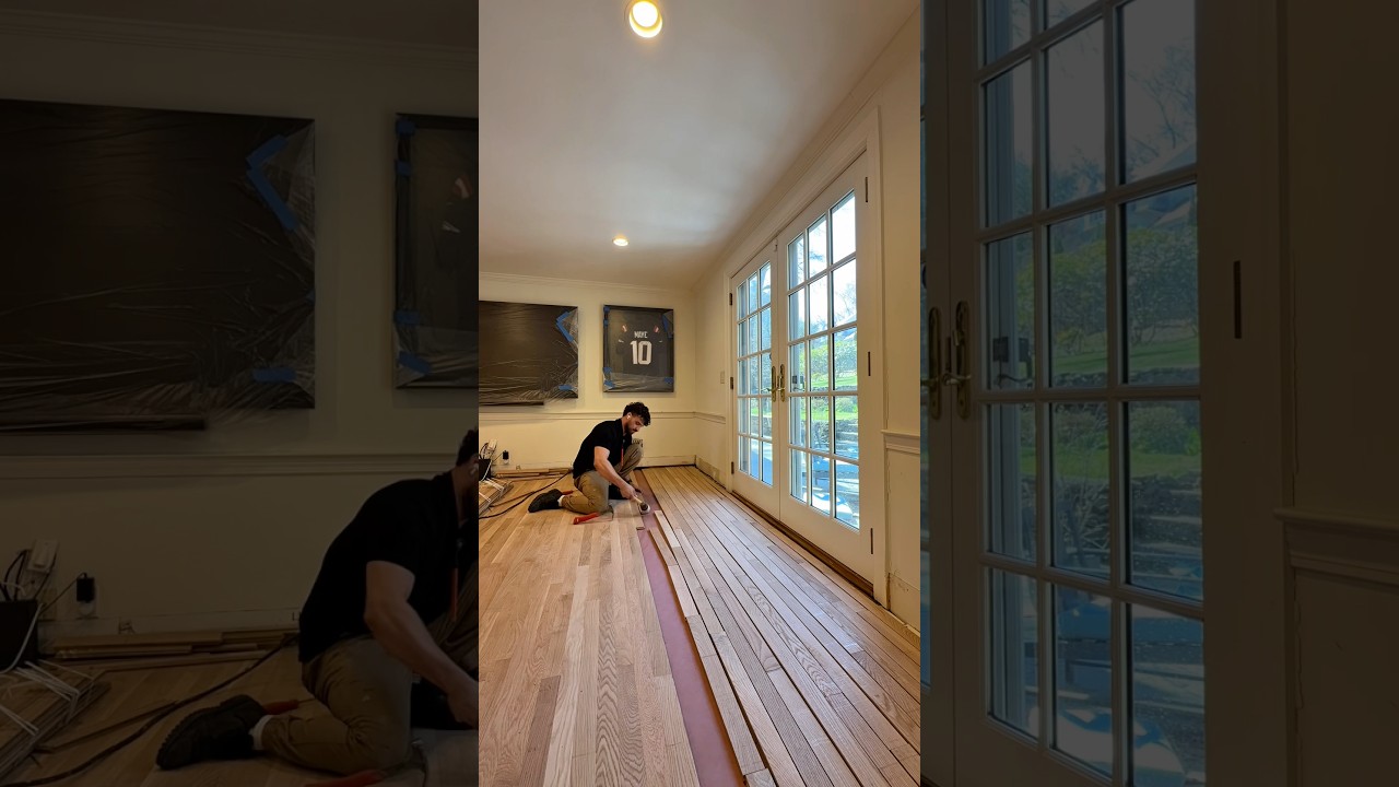 Hardwood floor installation and refinishing video thumbnail