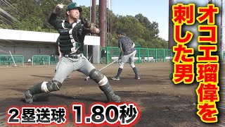 2015年最速のオコエ瑠偉を刺した唯一の男！2塁送球・1.80秒の世界