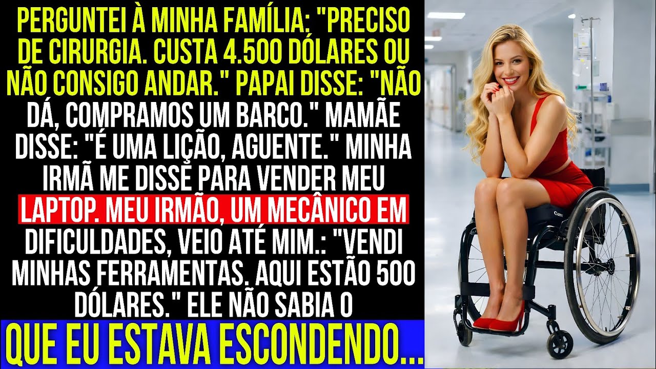 Você tem 28 anos, seja adulta — disse meu pai quando pedi US$ 4.500 — ele não fazia ideia do que...