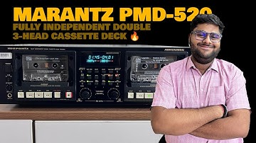 🎶 Marantz PMD-520 | Fully Independent Double 3-Head Cassette Deck 🔥 | Vintage Audio hub