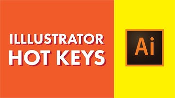 Adobe Illustrator | Sneltoetsen die u MOET leren