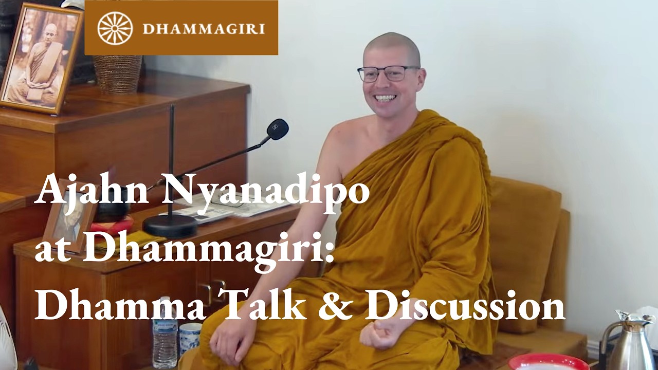 AJAHN NYANADIPO | Dhamma Talk & Discussion at Dhammagiri | Visit by Abbot of Bodhipala Monastery