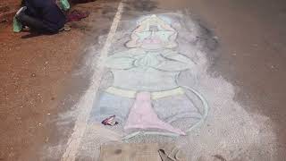 مشردون يرسمون صور مذهلة في الشوارع | رسمات أرضية تقليدية في ولاية تاميل نادو الهندية