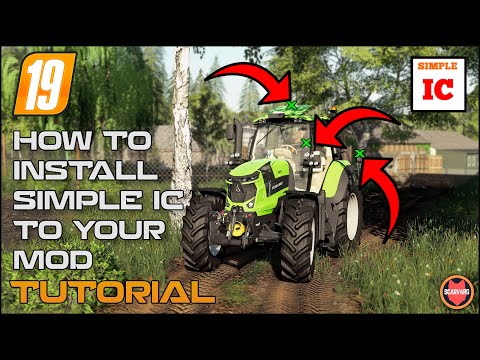 HOW TO INSTALL SIMPLE IC TO YOUR MOD ⭐ FS19 SIMPLE IC TUTORIAL ⭐ Interactive Controls DOWNLOAD