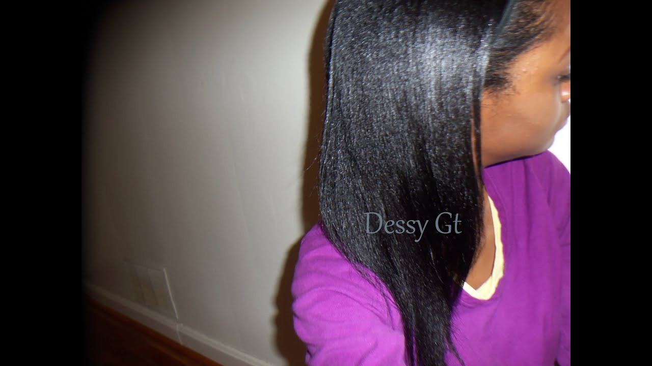 How To Dye Relaxed Hair Blue Black Youtube