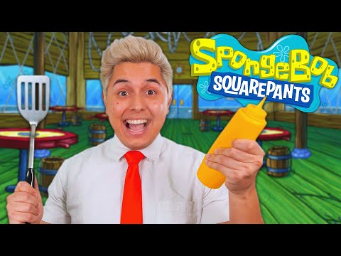 ASMR | Spongebob Squarepants at the Krusty Krab! | Krabby Patty