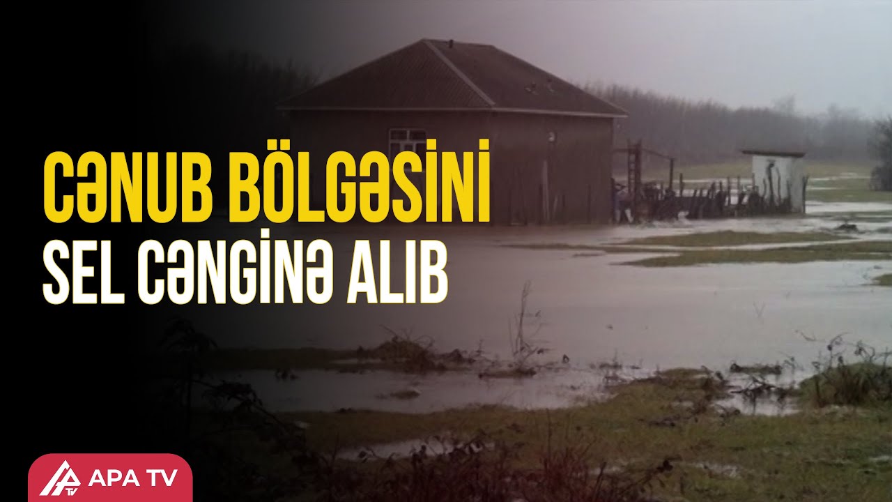 Lənkəranda yağan yağış leysan xarakteri alıb – APA TV