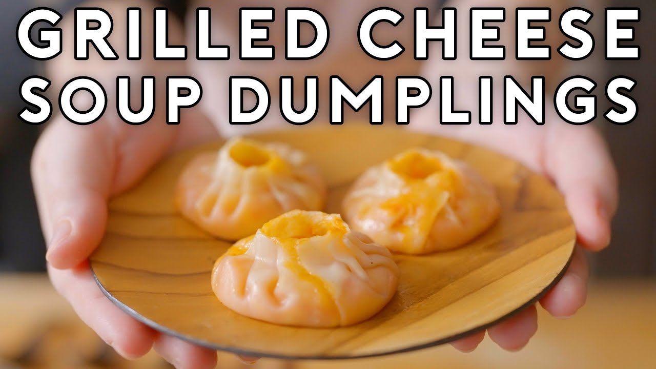 ⁣Grilled Cheese & Tomato Soup Dumplings | Kendall Combines