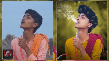 Cb Edits 2017 | Smoker Boy Photoshop Manipulation Tutorial | Photoshop CC | M.A.Graphicx