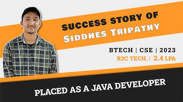 Student Placement Journey as Java Developer | Jspiders Hebbal | Siddhes Tripathy