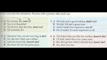 Everyday English - Tag Questions - Intonation Practise (Level 06)