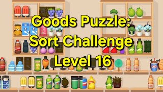 Goods Puzzle: Sort Challenge - Level 16