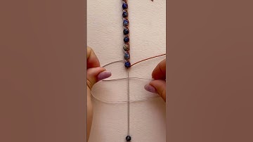 Easy Macrame Bracelet with Beads