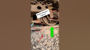 Track Dangers Up Close 🙏😵😱 #Train #Railtrack #Broken #Bdrailway #reels #railfanning #viral #railroad