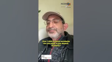 👉 Ready to join NodeXL Academy ✅ 5 years strong 🌍 1,000+ global students 🧠 Advanced network a...