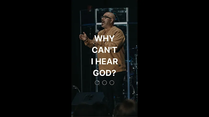 Why can't I hear God? | Gilbert Acevedo III #shorts
