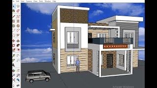 Sketchup Building Design Tutorial