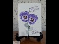Pansy Patch #simplestamping