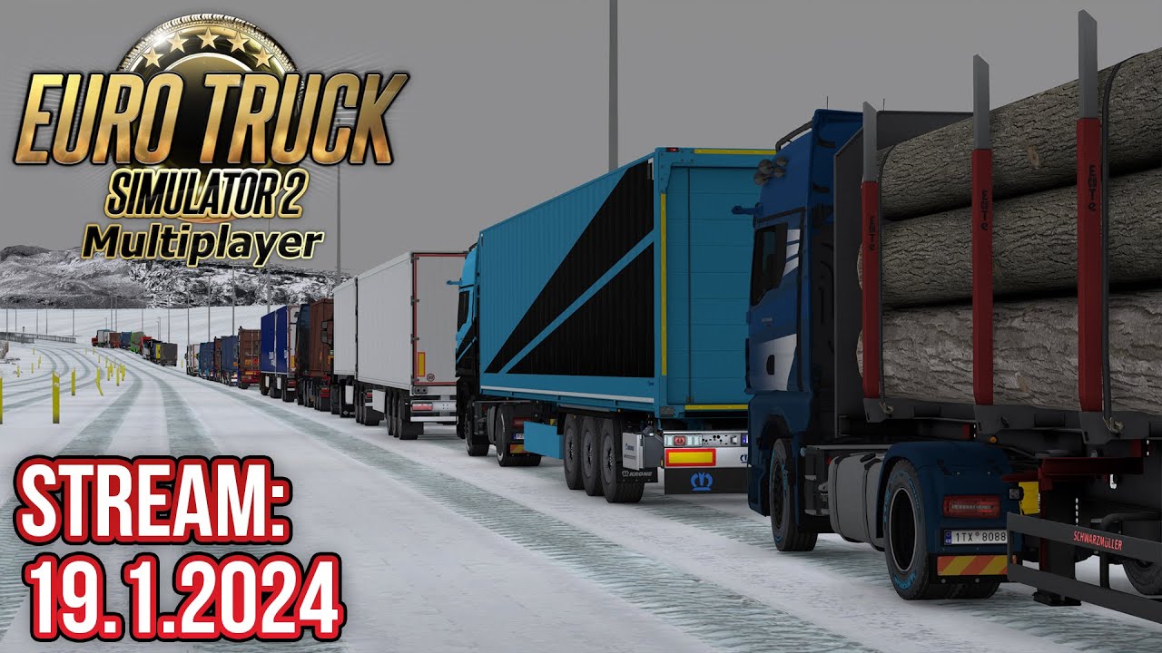 EURO TRUCK SIMULATOR 2 TRUCKERSMP KONVOJ! Start TruckersMP HQ, SIM 2