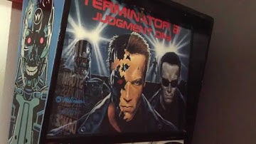 Terminator 2 Pinball Backglass and Playfield LED Test