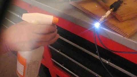 Plasma Spark Ignition - Water Burning Experiment