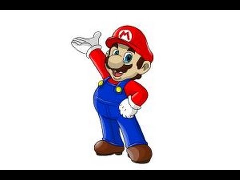 How to draw Mario step by step - YouTube