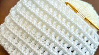 WOW!🎀 So Easy and Fast! How to Crochet for beginners / Crochet baby blanket, Tunic, Shawl