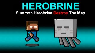 Herobrine Imposter Role In Among Us Is Dangerously Funny