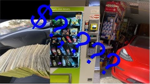 This Is How Much My VENDING MACHINES Make in TWO WEEKS! #business #tesla #money #vendingmachines
