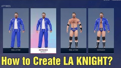 TheMan Games | How To Create LA Knight WWE 2K20