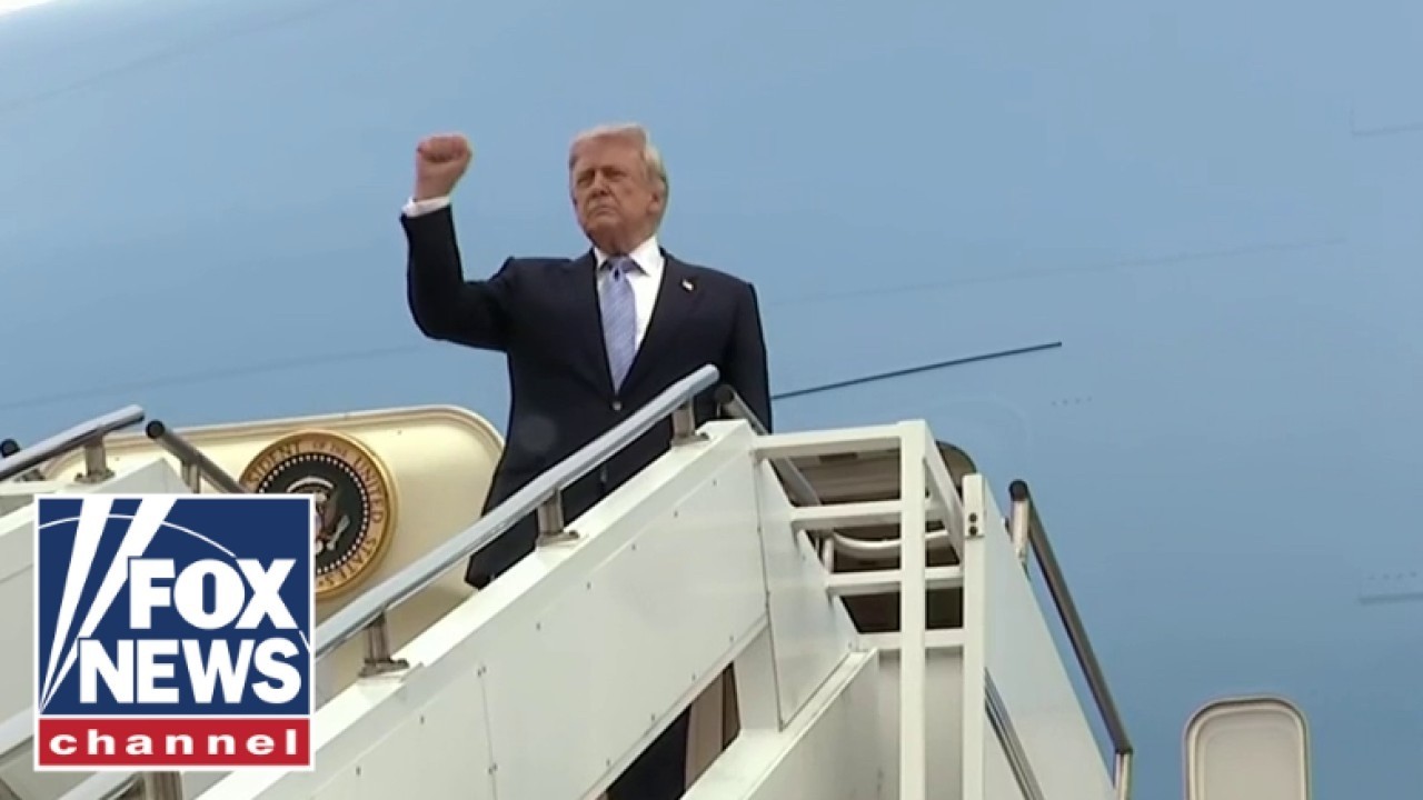 President Trump departs Beijing, China following summit