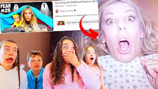 REACTING TO REBECCA ZAMOLO Surviving 24 Childhood Fears in 24 Hours w/ The Norris Nuts