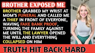 MY BROTHER CALLED ME “A THIEF” AT MY MOTHER’S FUNERAL — UNTIL THE LAWYER OPENED HER 12-PAGE WILL