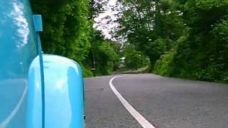 Mini camera test. Mounted to the door on a VW beetle