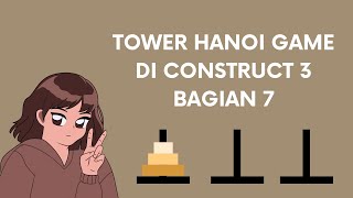 Membuat Game Tower Hanoi dengan Construct 3 Bagian 7 screenshot 5