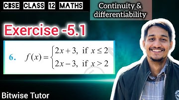 Class 12 Ex 5.1 Q6 Maths | Ex 5.1 class 12 maths q6