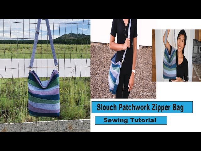 Faux Suede Slouchy Hobo Bag Pattern - DIY Crush