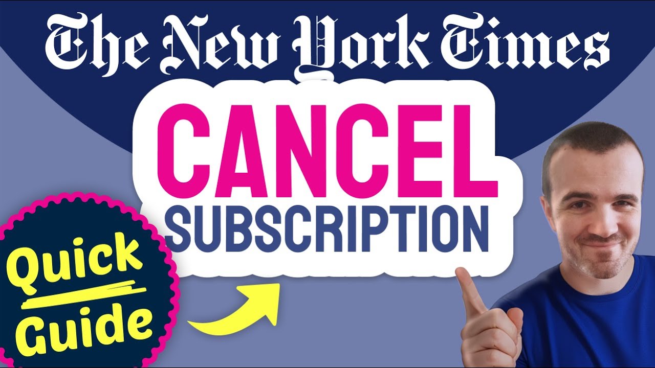 How to CANCEL a New York Times Subscription (Step by Step)