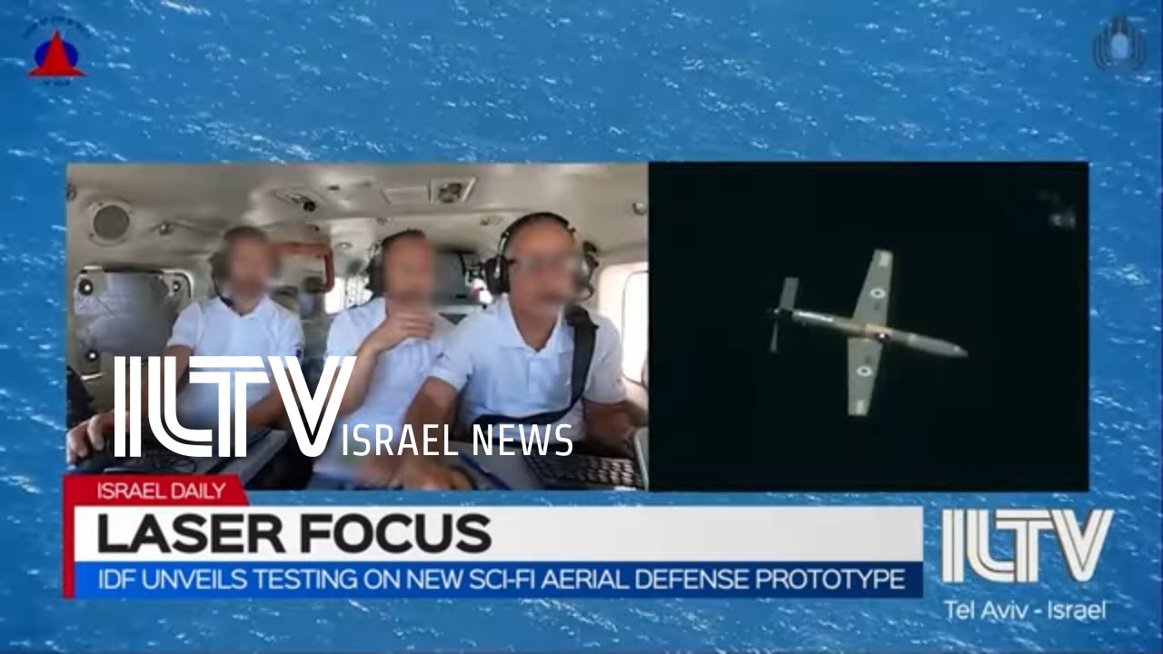 IDF unveils testing on new sci-fi aerial defense prototype - YouTube