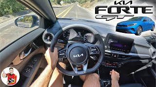 The 2023 Kia Forte GT is a Perfect First Car / Budget Buy (POV Drive Review)