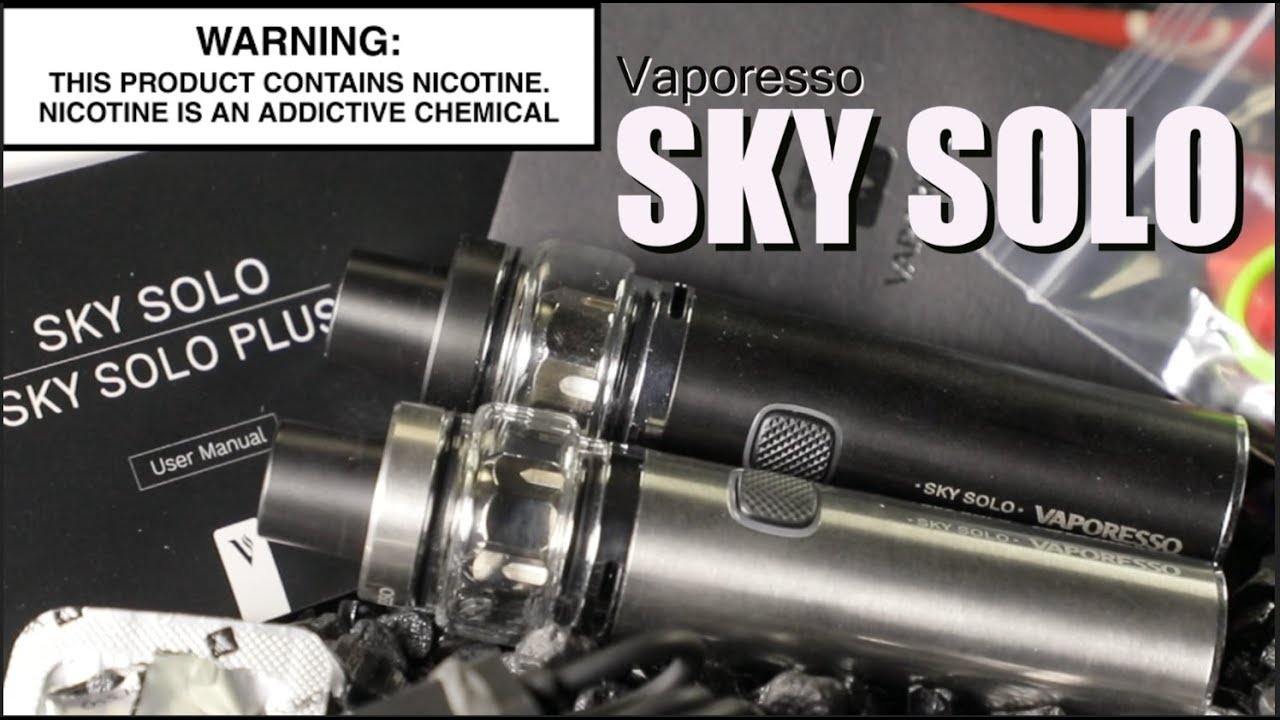 SKY SOLO 1400mah  KIT By Vaporesso ~Vape Kit Review~
