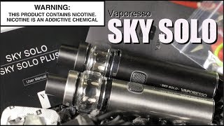 SKY SOLO 1400mah KIT By Vaporesso ~Vape Kit Review~