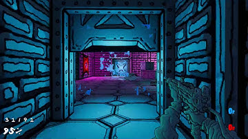 Unnamed Retro FPS Test Level Full Playthrough