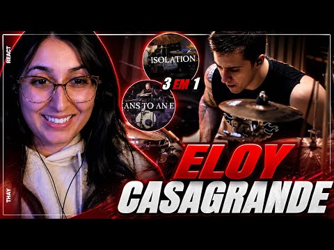 THAY REACT: 3 EM 1 ELOY CASAGRANDE- Means To An End, Isolation & Manipulation of Tragedy (Sepultura)