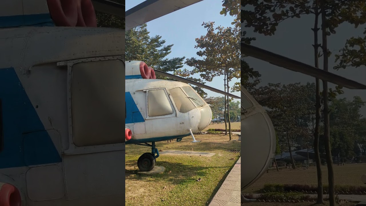 MI -8 helicopter in Bangladesh airforce museum #mi8 #helicopter #shorts 