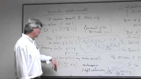 Mathematical Statistics I - Lecture 1 - UCCS MathOnline
